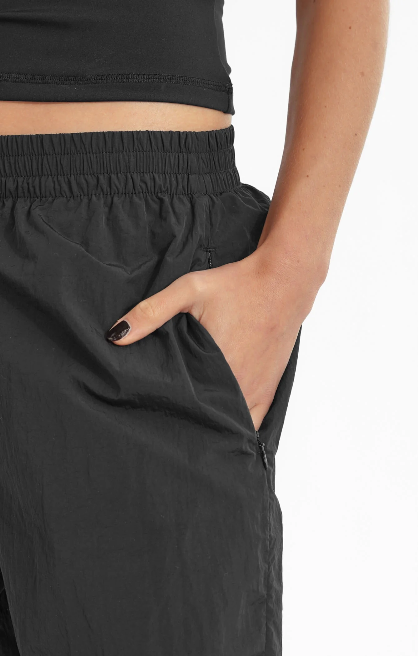 THE STRAIGHT LEG SPRAY PANT - BLACK - Image 6