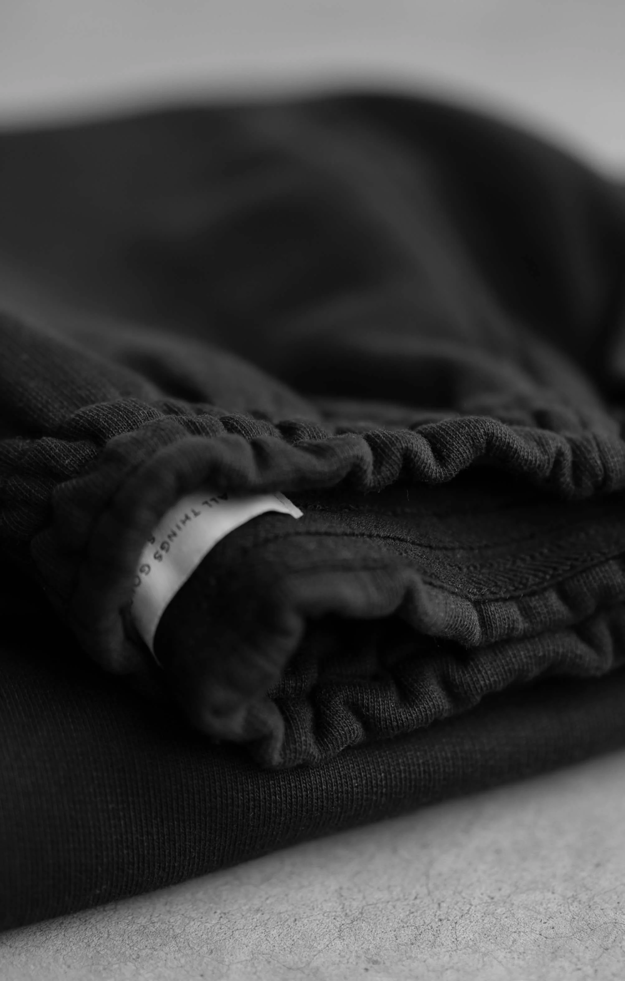THE SWEAT™ WIDE LEG TRACK PANT - BLACK - Image 8