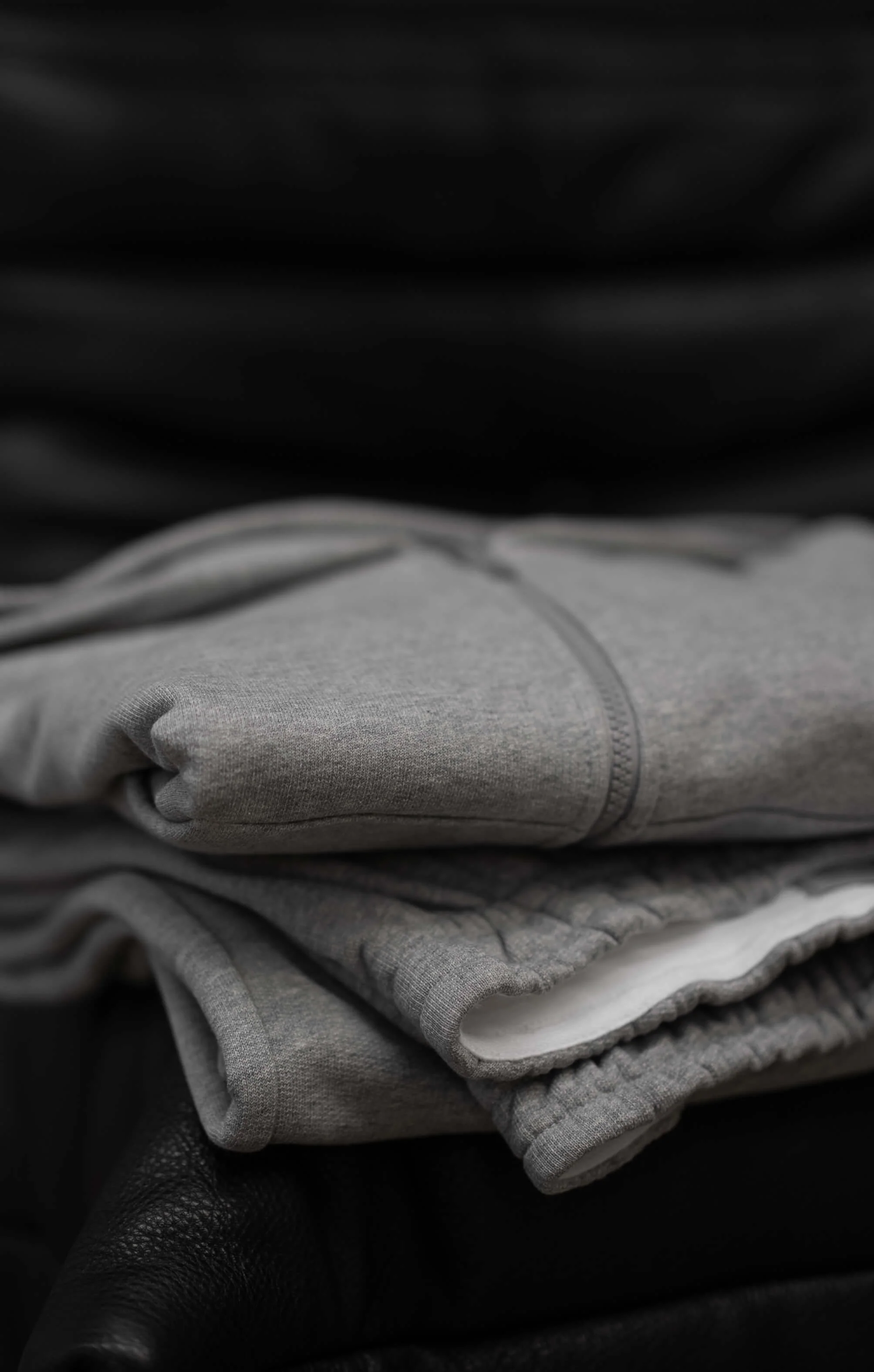 THE SWEAT™ WIDE LEG TRACK PANT - HEATHER GREY - Image 6