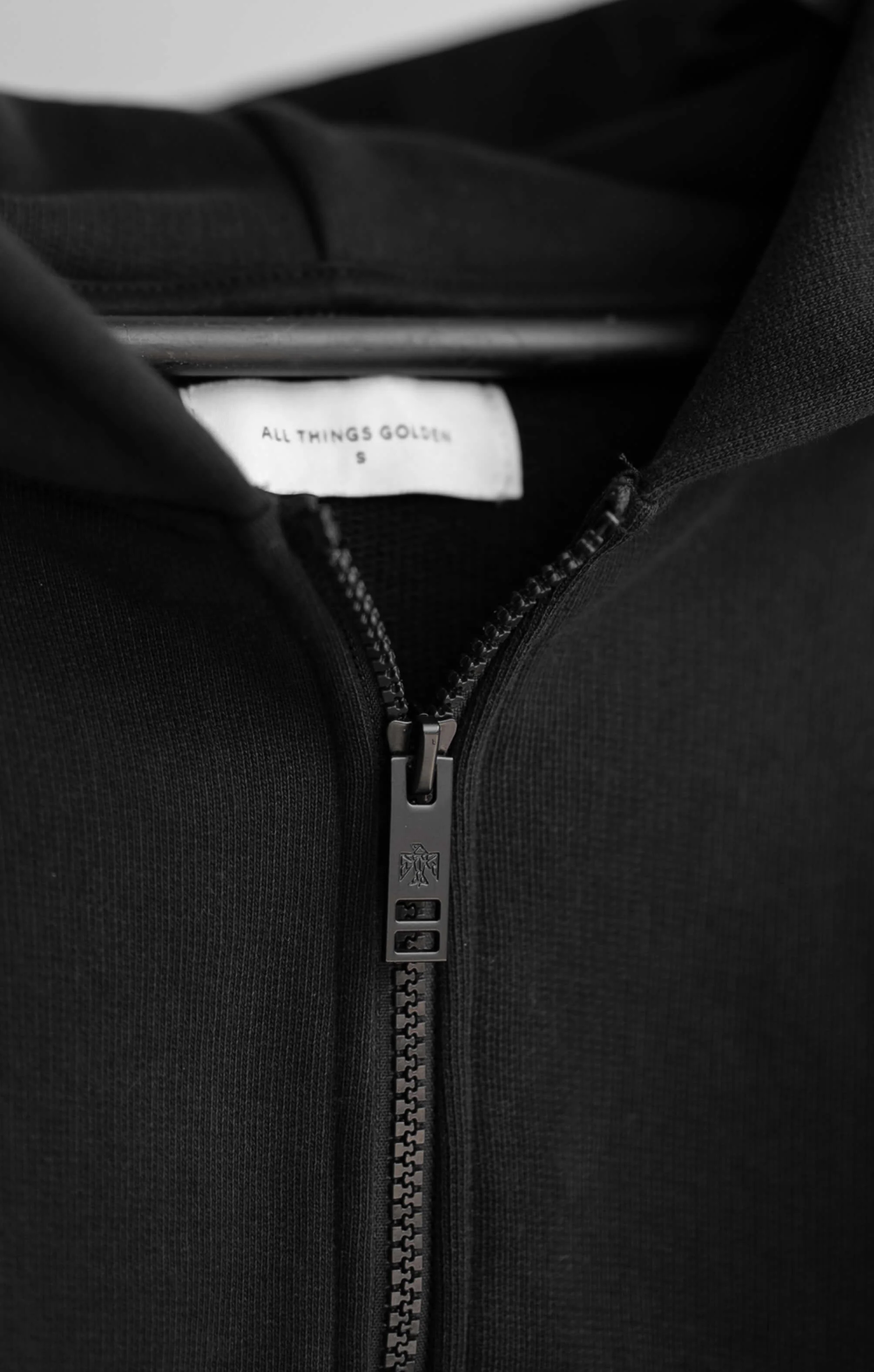 THE SWEAT™ ZIP UP HOODIE - BLACK - Image 10
