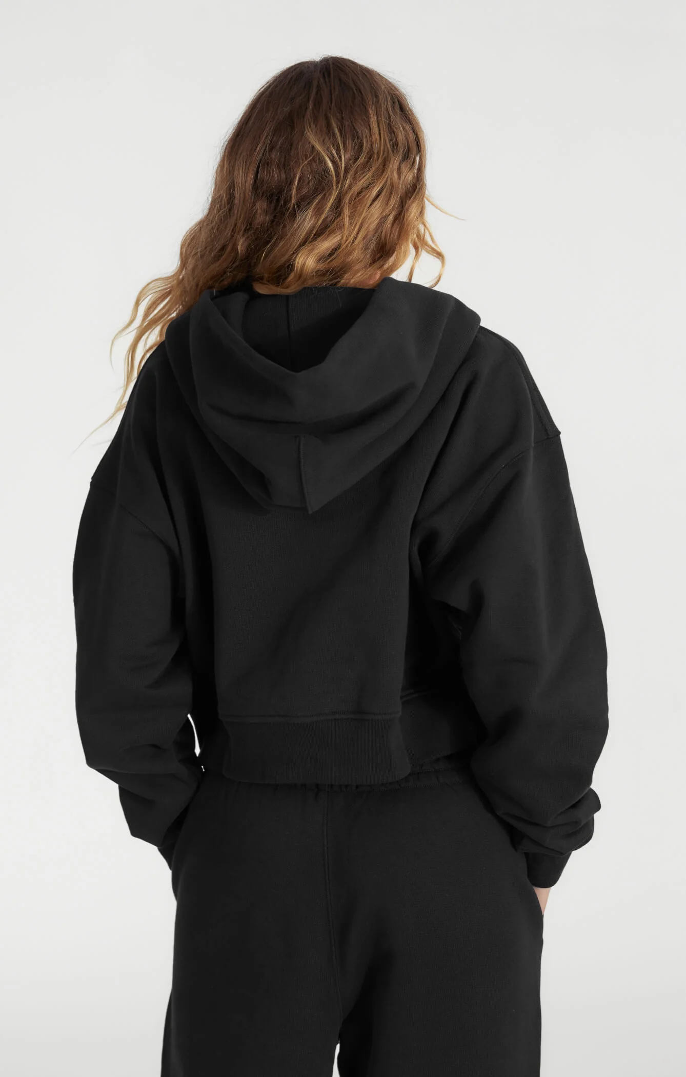 THE SWEAT™ ZIP UP HOODIE - BLACK - Image 5