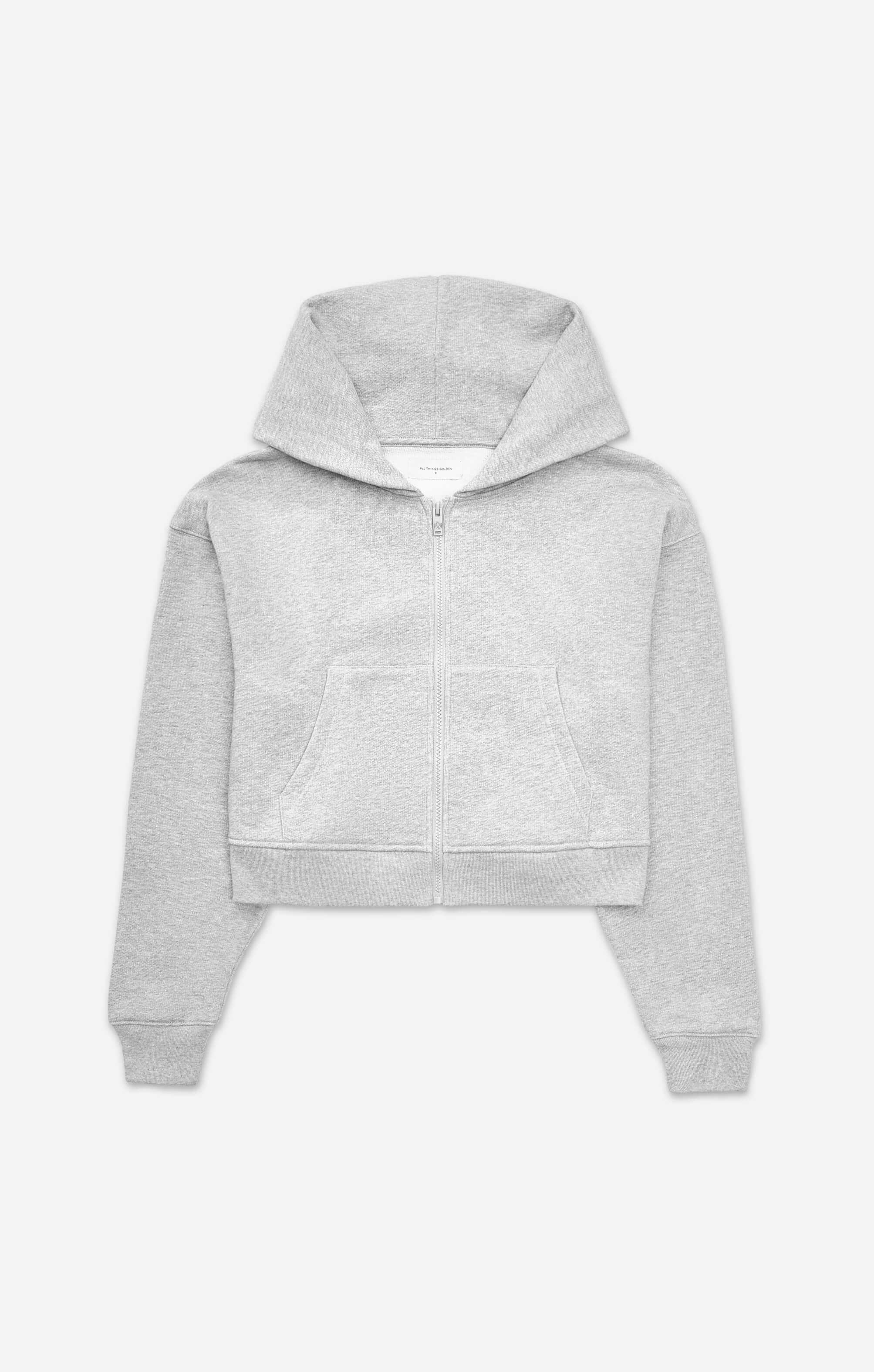 THE SWEAT™ ZIP UP HOODIE - HEATHER GREY - Image 9