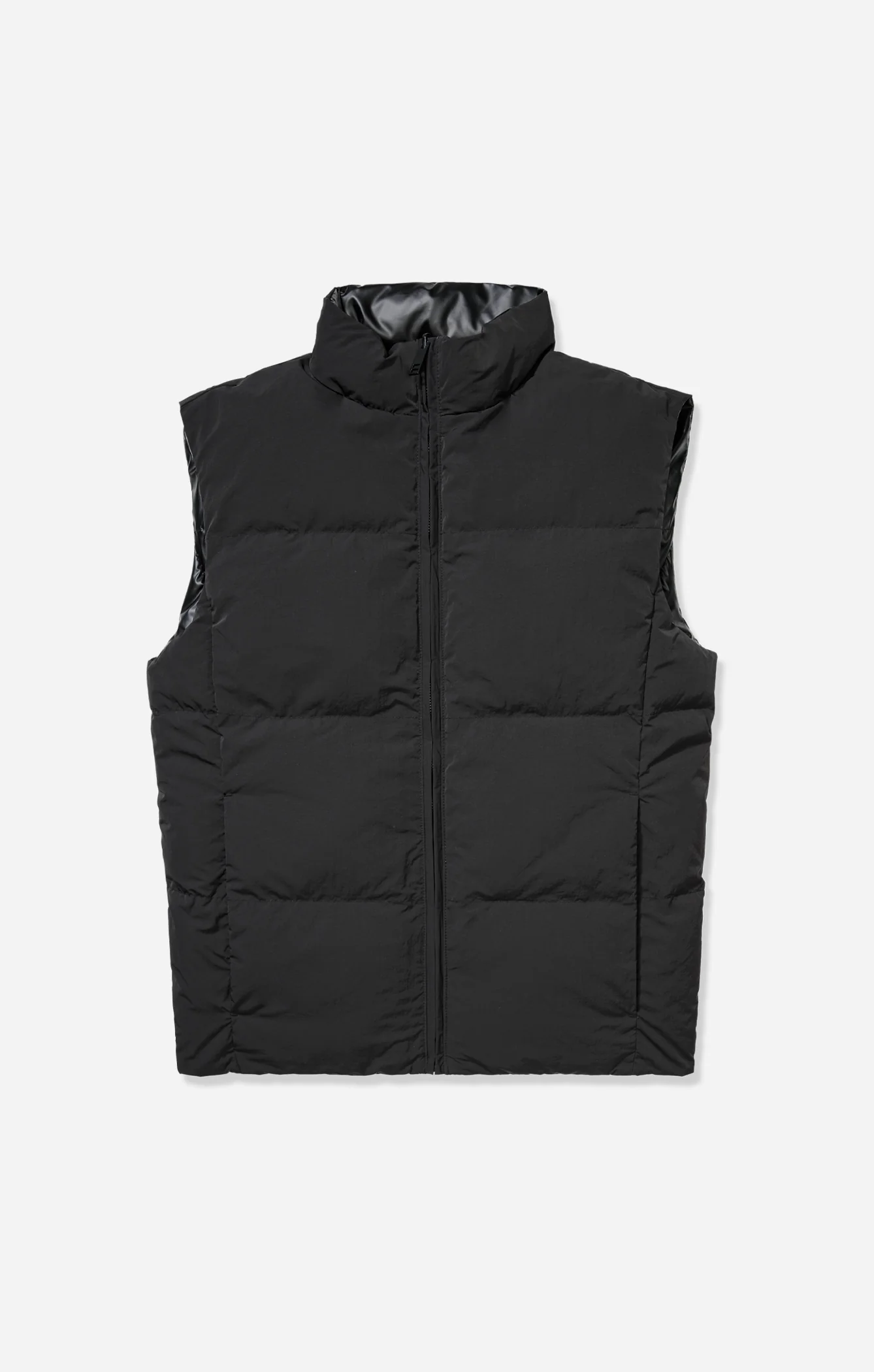 THE VEGAN PUFF™ REVERSIBLE VEST - PATENT/BLACK - Image 7