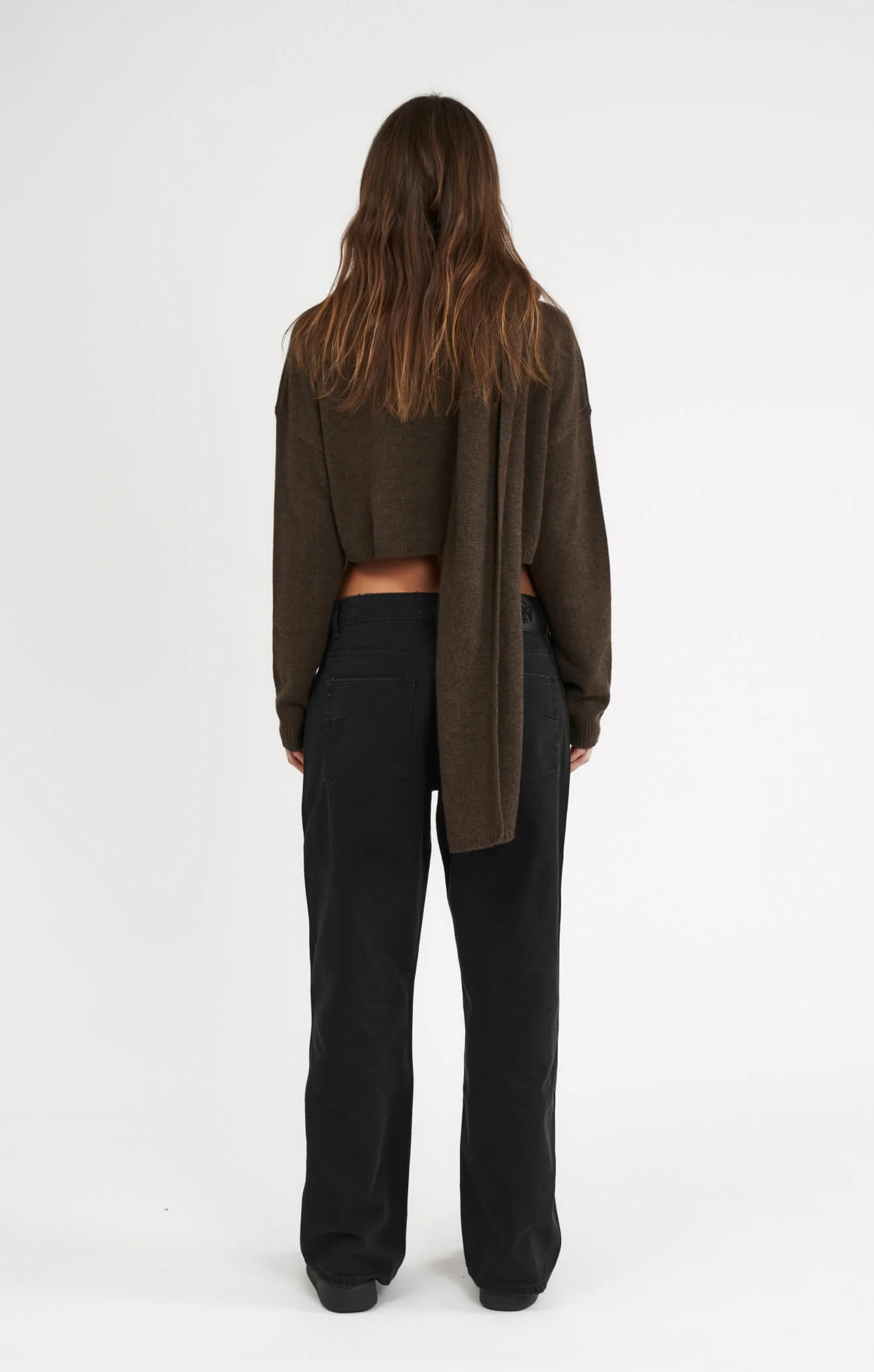 THE WRAP AROUND SCARF - ESPRESSO MARLE - Image 7